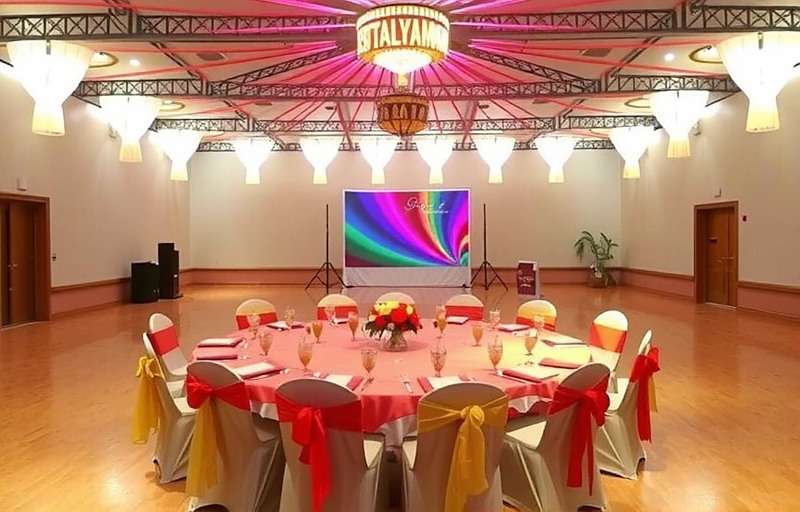 Boxing Bharat Diwali special event with decorated arena